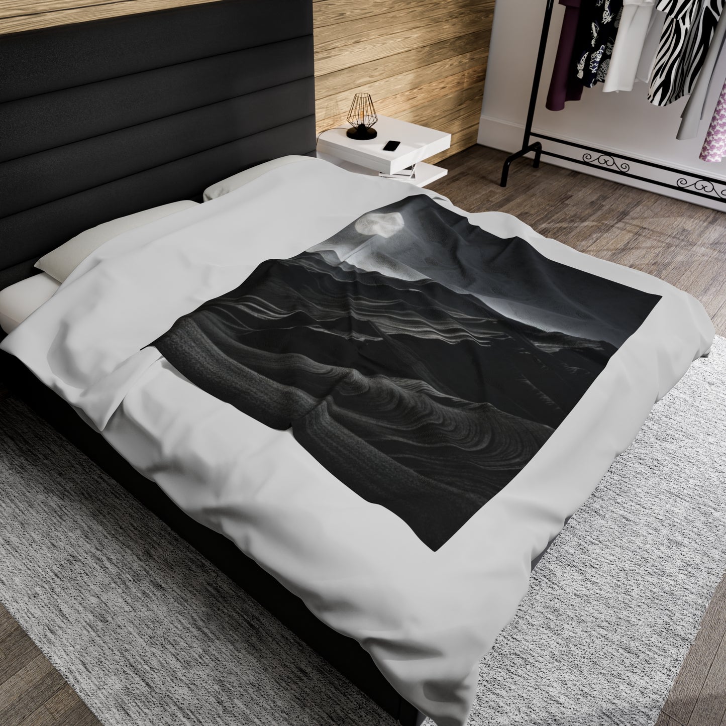 Velveteen Plush Blanket Printify