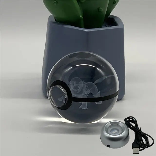 Pokémon Magic with Our 3D Laser Engraved Crystal Ball Zagiz
