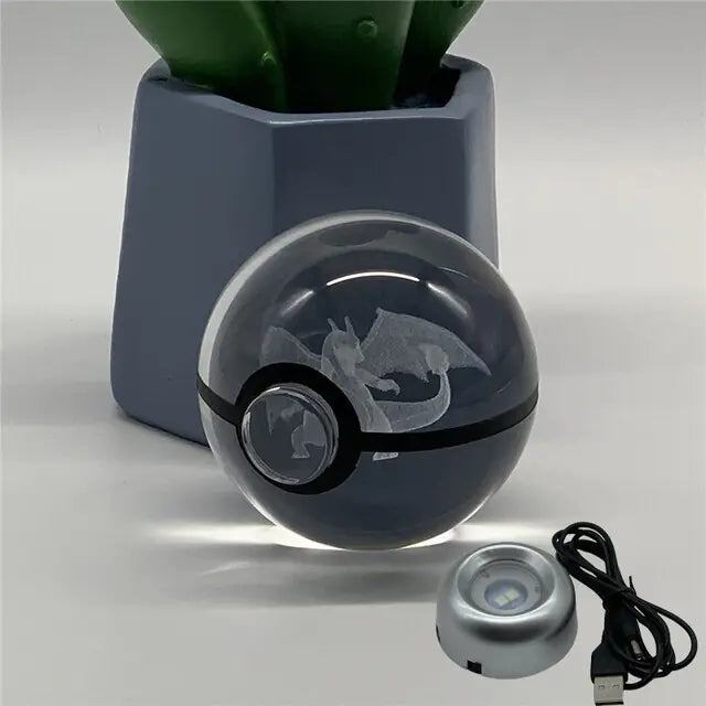 Pokémon Magic with Our 3D Laser Engraved Crystal Ball Zagiz
