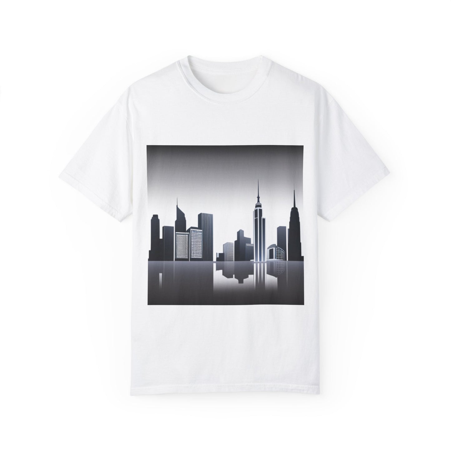 City Skylione Unisex Garment-Dyed T-shirt Printify