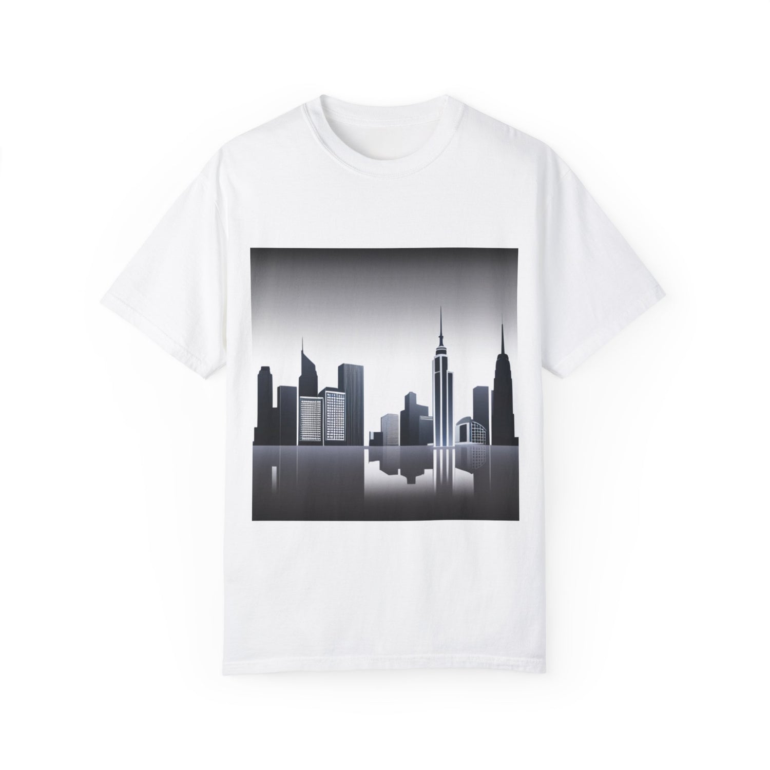 City Skylione Unisex Garment-Dyed T-shirt Printify