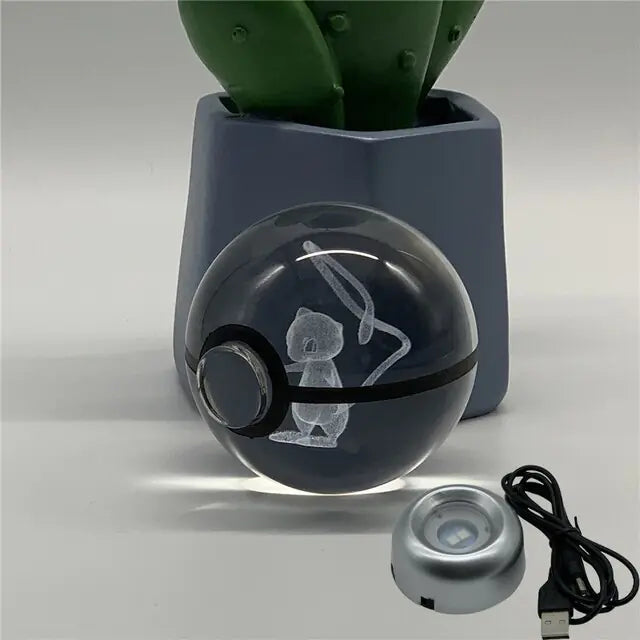 Pokémon Magic with Our 3D Laser Engraved Crystal Ball Zagiz