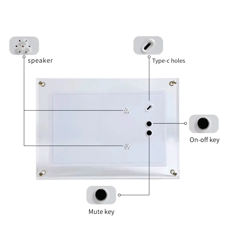 Acrylic Digital Photo Frame Zagiz