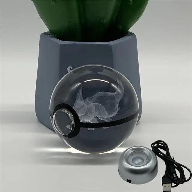 Pokémon Magic with Our 3D Laser Engraved Crystal Ball Zagiz