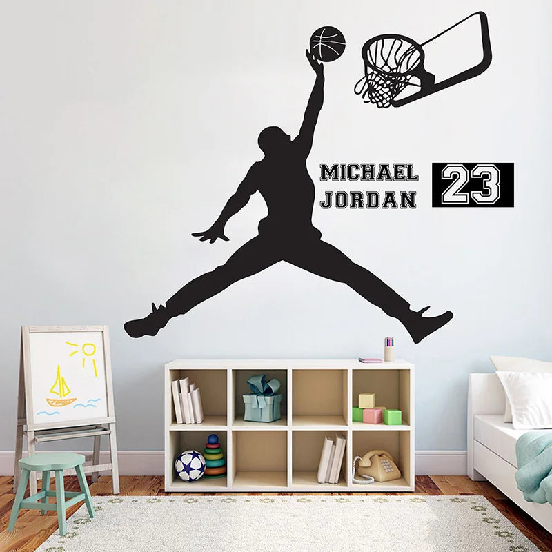 Basketball Player Vinyl Wall Sticker