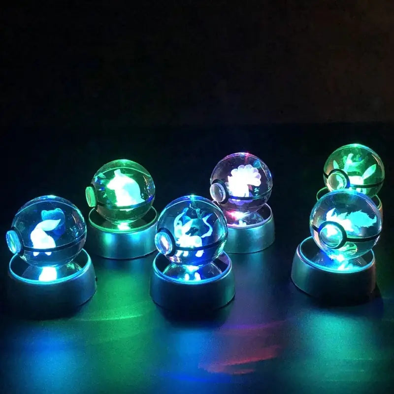 Pokémon Magic with Our 3D Laser Engraved Crystal Ball Zagiz