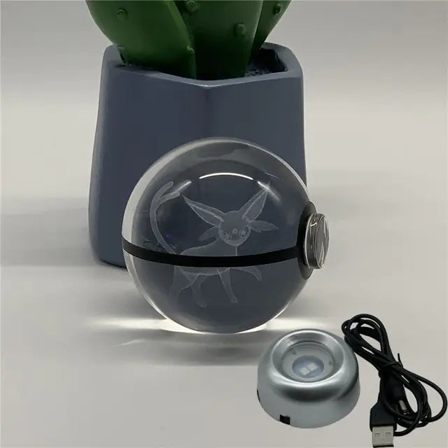 Pokémon Magic with Our 3D Laser Engraved Crystal Ball Zagiz