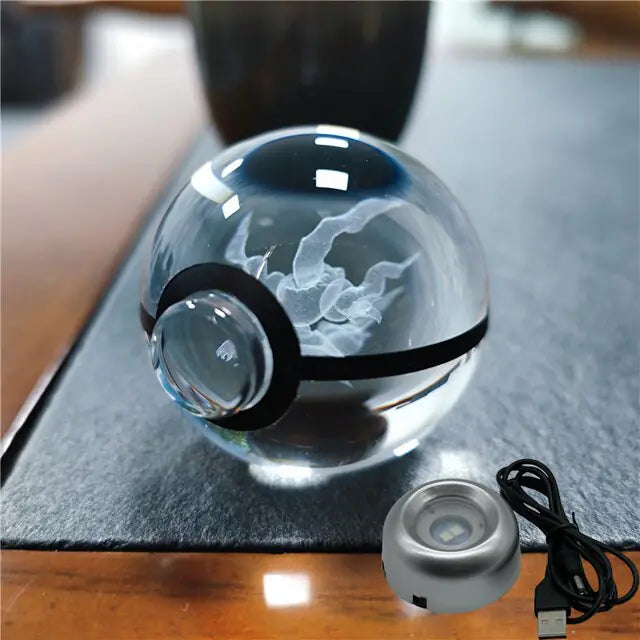 Pokémon Magic with Our 3D Laser Engraved Crystal Ball Zagiz