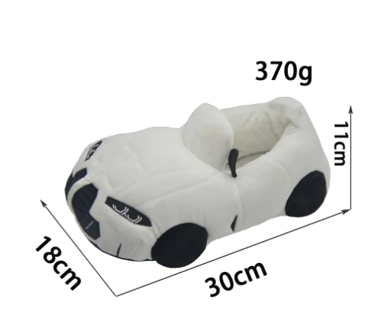 Racing Car Plush Slippers Zagiz