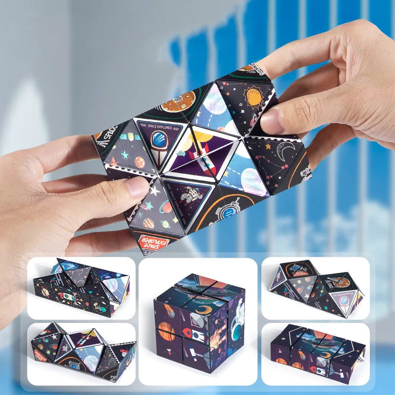 Shape Shifting Box Geometric Changeable Magnetic Magic Cube Zagiz