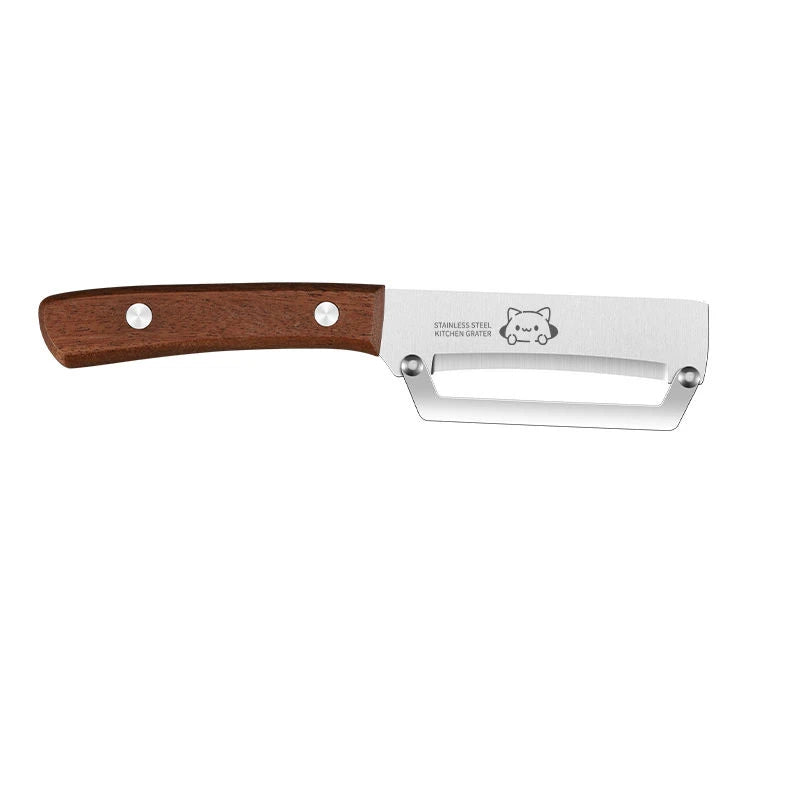 Wooden Handle Paring Knife High Appearance Kitchen Special Fruit Planer Sugarcane Paring Knife Household Thick Scraping Tools Zagiz