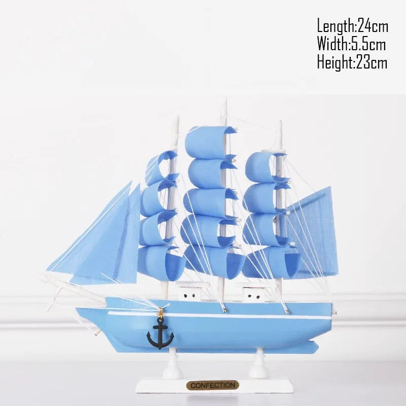 Simulation pirate boat Room Ornaments,Handmade Wooden Ship,Home Decoration,Study Office Decoration,Children's Day,Birthday Gift Zagiz