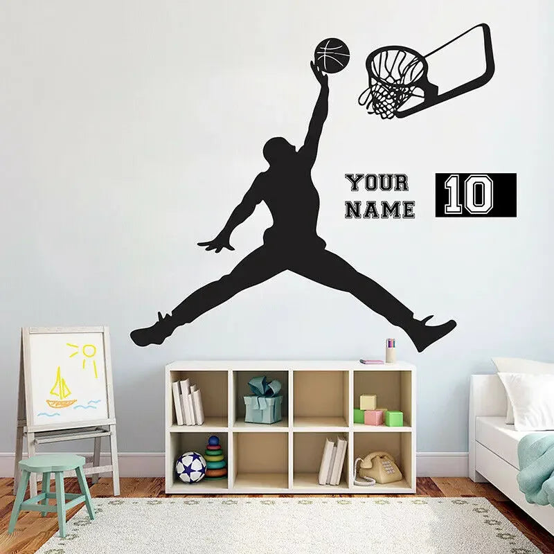 Basketball Player Vinyl Wall Sticker