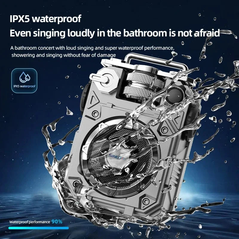 Mecha Style Bluetooth Speaker Portable Subwoofer Zagiz