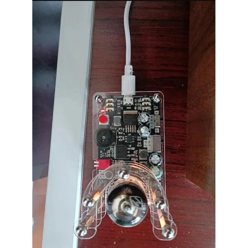Digital Tube,Vu Meter Level Indicator Board,   6E2 Electronic Tube, Luminous Pickup, USB 5V Music Display, Vintage Ornaments Zagiz