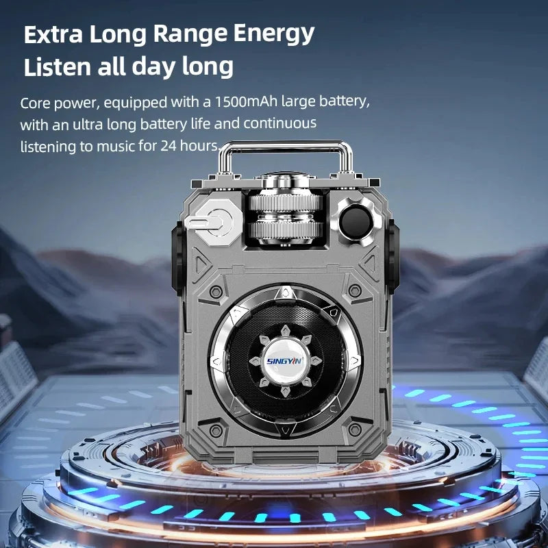 Mecha Style Bluetooth Speaker Portable Subwoofer Zagiz