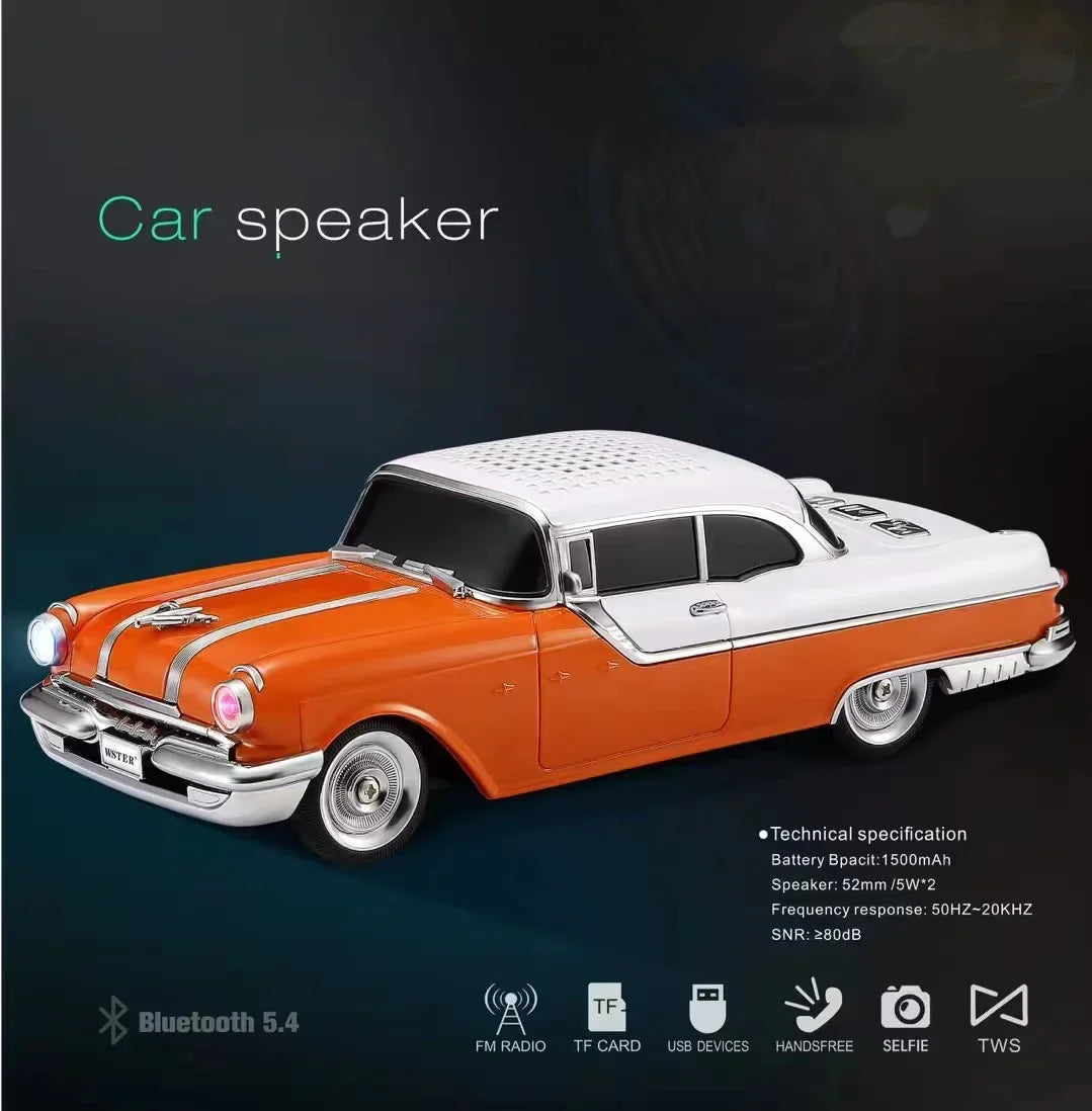 Classic Car Shaped Wireless Bluetooth Sound Box Zagiz