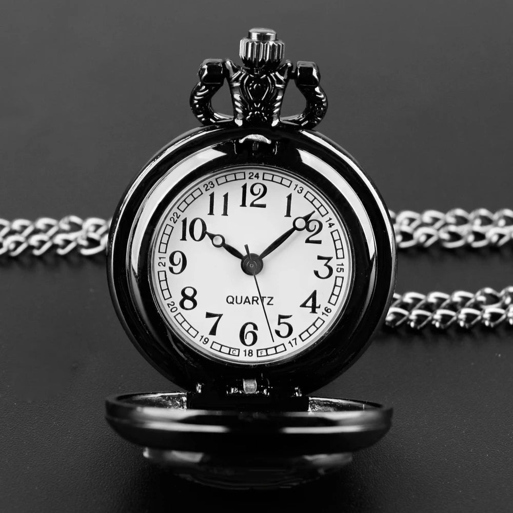 Unique Steampunk Glass Dome Vintage Quartz Pocket Watch Men Women Pendant Necklace Chain Charm Clock Hours Watch Jewelry Gifts Zagiz