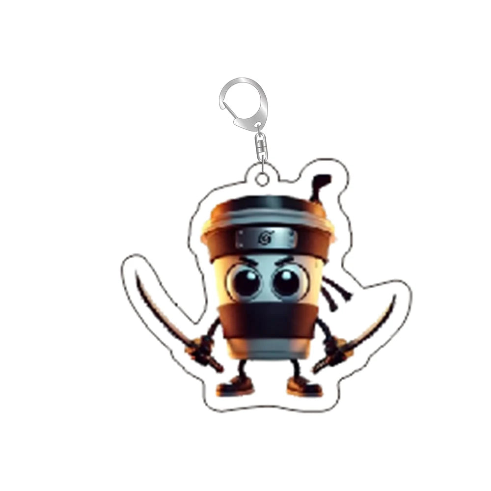 Italian Brainrot Funny Acrylic Animal Keychains Ring Bag Car Women Men Jewelry Children Pendant Jewelry Accessory Fan Love Gifts Zagiz