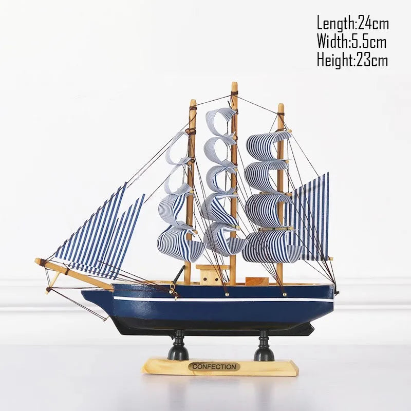 Simulation pirate boat Room Ornaments,Handmade Wooden Ship,Home Decoration,Study Office Decoration,Children's Day,Birthday Gift Zagiz