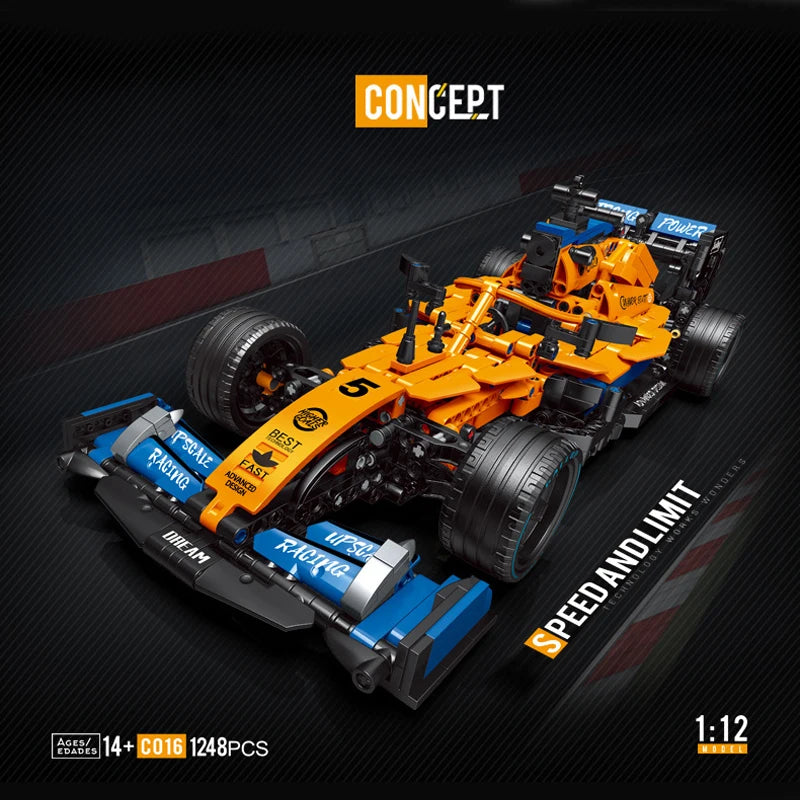 High-tech Building Blocks F1 Formula 1 Remote Control Super Racing Car Zagiz