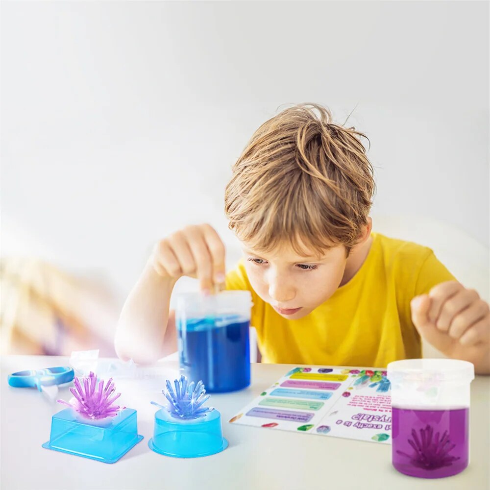 DIY Handmade Glow Crystal Planting Crystallization Chemical Experiment Set For Kids Zagiz