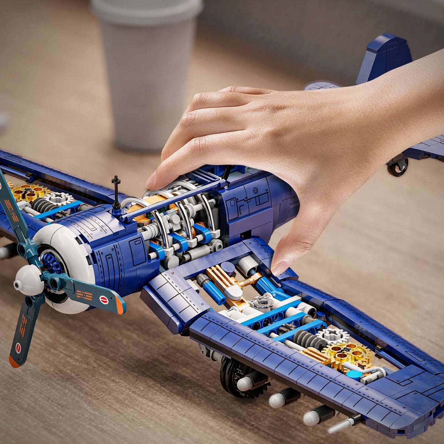 Airplane Model Building Block Set