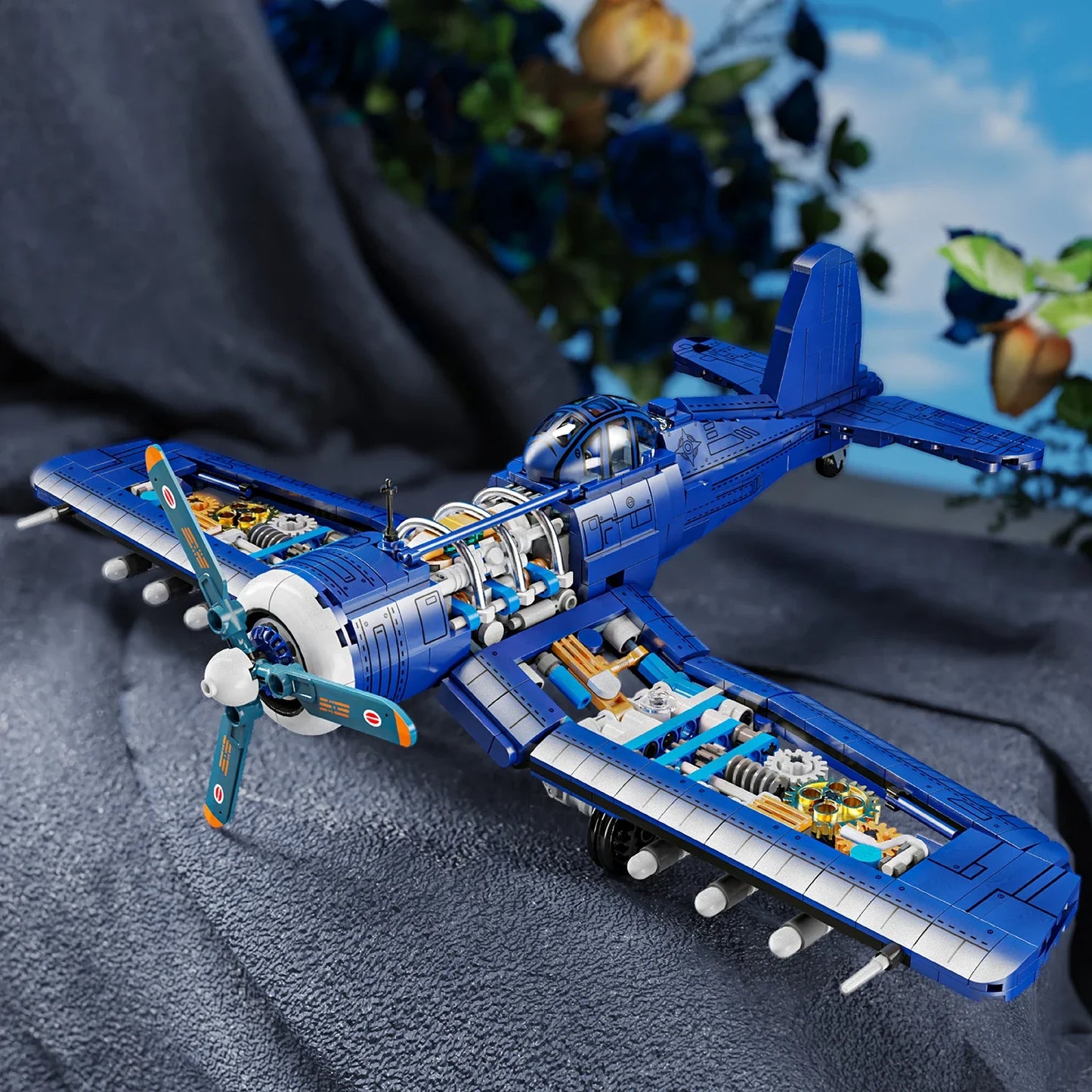 Airplane Model Building Block Set
