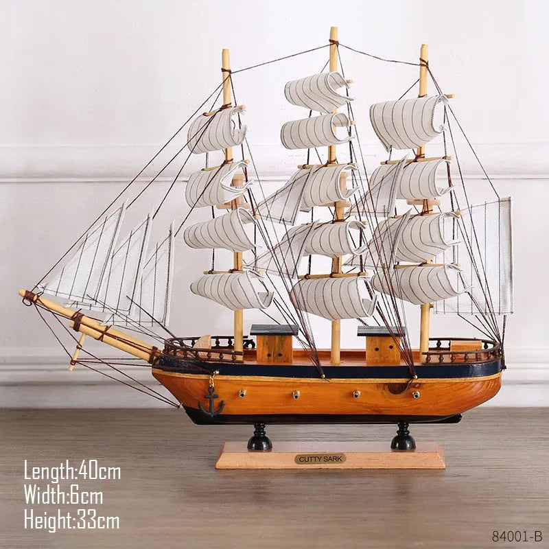 Simulation pirate boat Room Ornaments,Handmade Wooden Ship,Home Decoration,Study Office Decoration,Children's Day,Birthday Gift Zagiz