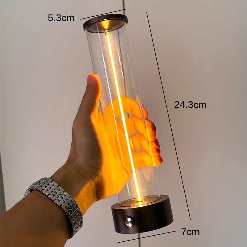 New Magnetic Suction Light With Three Brightness Levels, LED Ambient Light With Adjustable Outdoor Magnetic Suction Light Zagiz