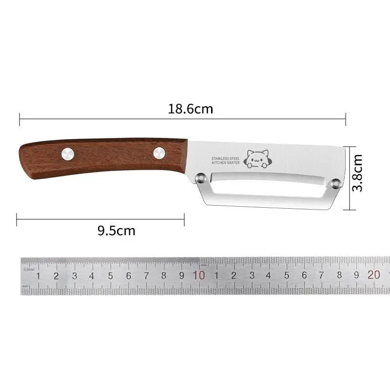 Wooden Handle Paring Knife High Appearance Kitchen Special Fruit Planer Sugarcane Paring Knife Household Thick Scraping Tools Zagiz