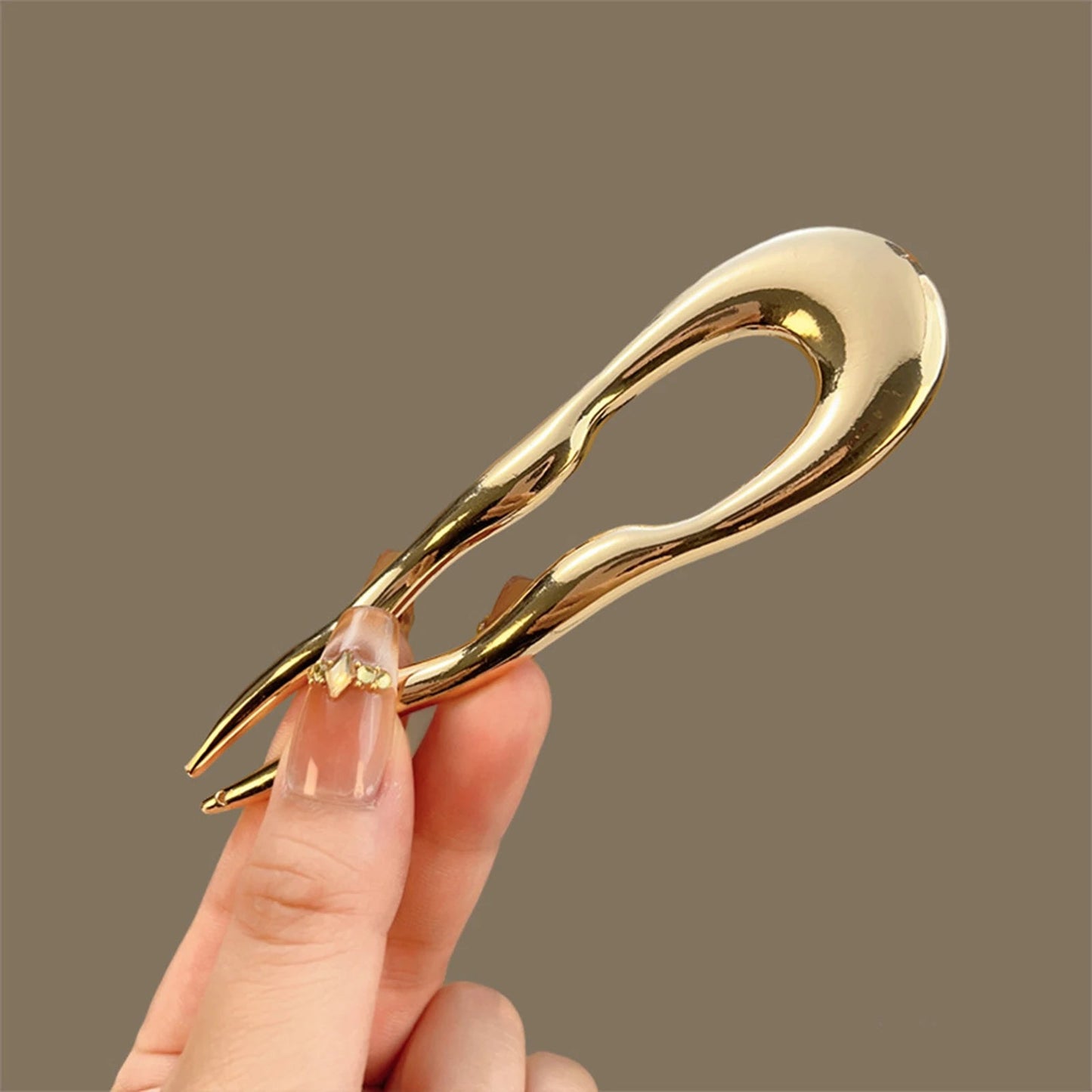 Vintage U Shape Hairpins Alloy Metal Hair Sticks Women Girls Hair Accessories for Bun Chignon Wedding Party Elegant Styling Zagiz