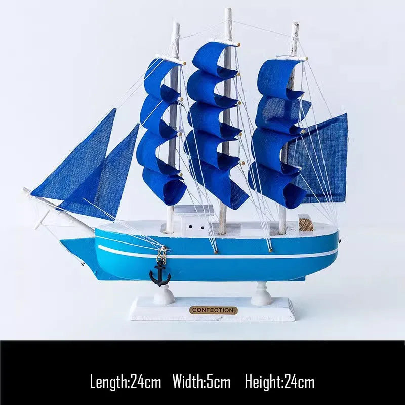 Simulation pirate boat Room Ornaments,Handmade Wooden Ship,Home Decoration,Study Office Decoration,Children's Day,Birthday Gift Zagiz