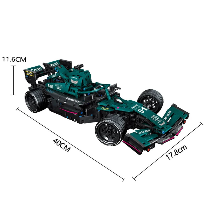 High-tech Building Blocks F1 Formula 1 Remote Control Super Racing Car Zagiz