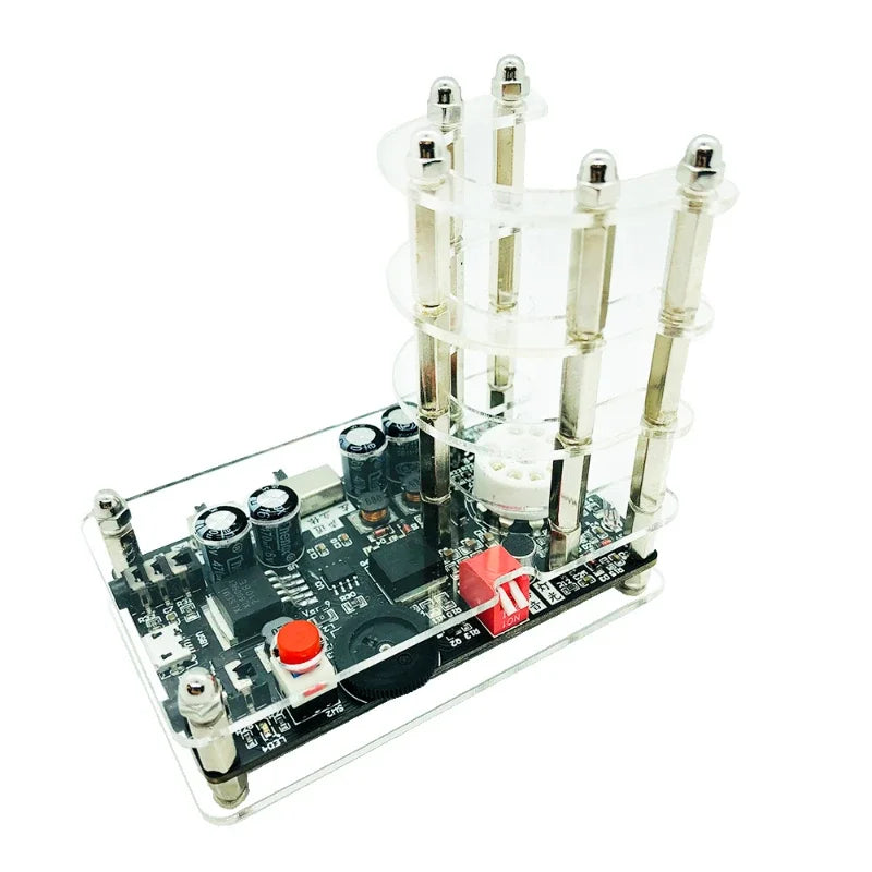 Digital Tube,Vu Meter Level Indicator Board, 6E2 Electronic Tube, Luminous Pickup, USB 5V Music Display, Vintage Ornaments Zagiz