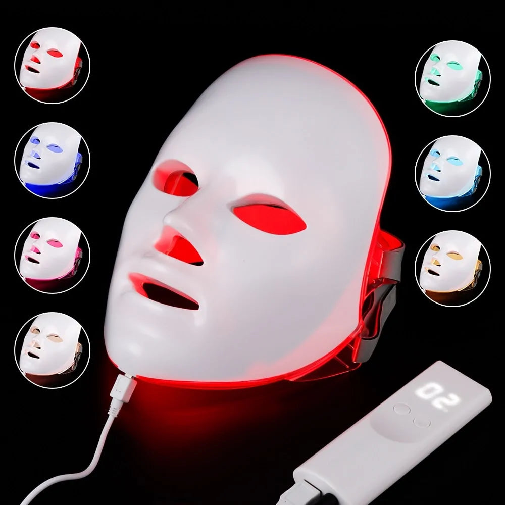 7 Colors LED Photon Therapy Facial Mask Zagiz