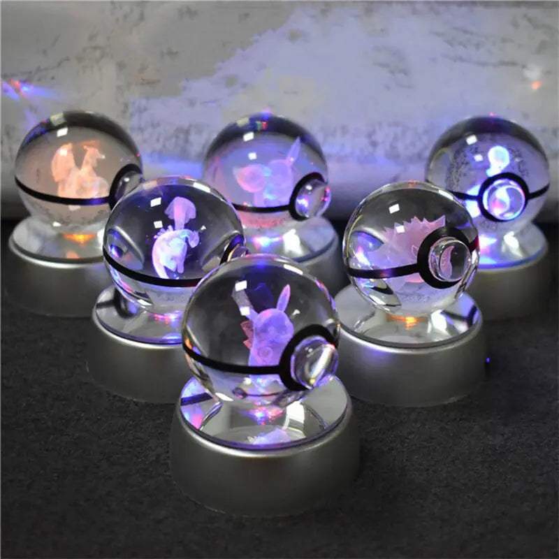 Pokémon Magic with Our 3D Laser Engraved Crystal Ball Zagiz