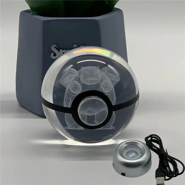 Pokémon Magic with Our 3D Laser Engraved Crystal Ball Zagiz