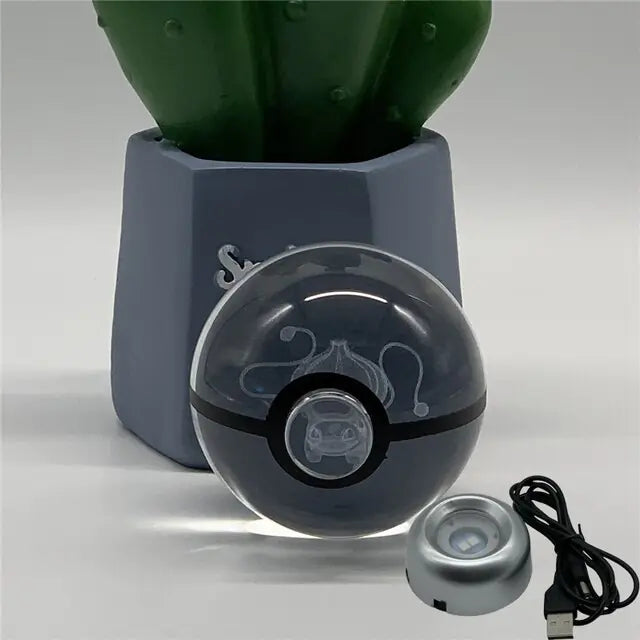 Pokémon Magic with Our 3D Laser Engraved Crystal Ball Zagiz