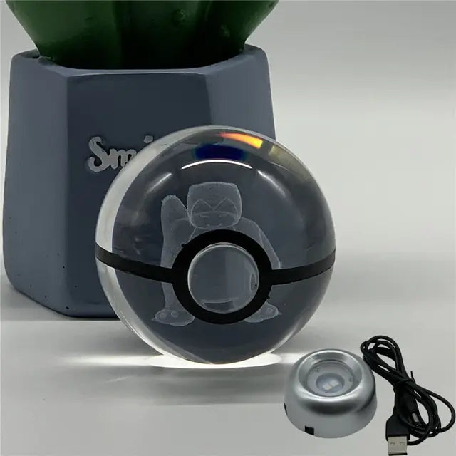 Pokémon Magic with Our 3D Laser Engraved Crystal Ball Zagiz