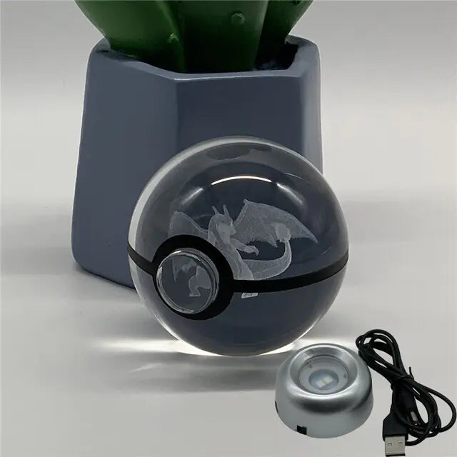 Pokémon Magic with Our 3D Laser Engraved Crystal Ball Zagiz