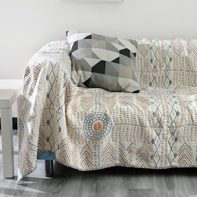100% Cotton Boho Printed Blanket Zagiz