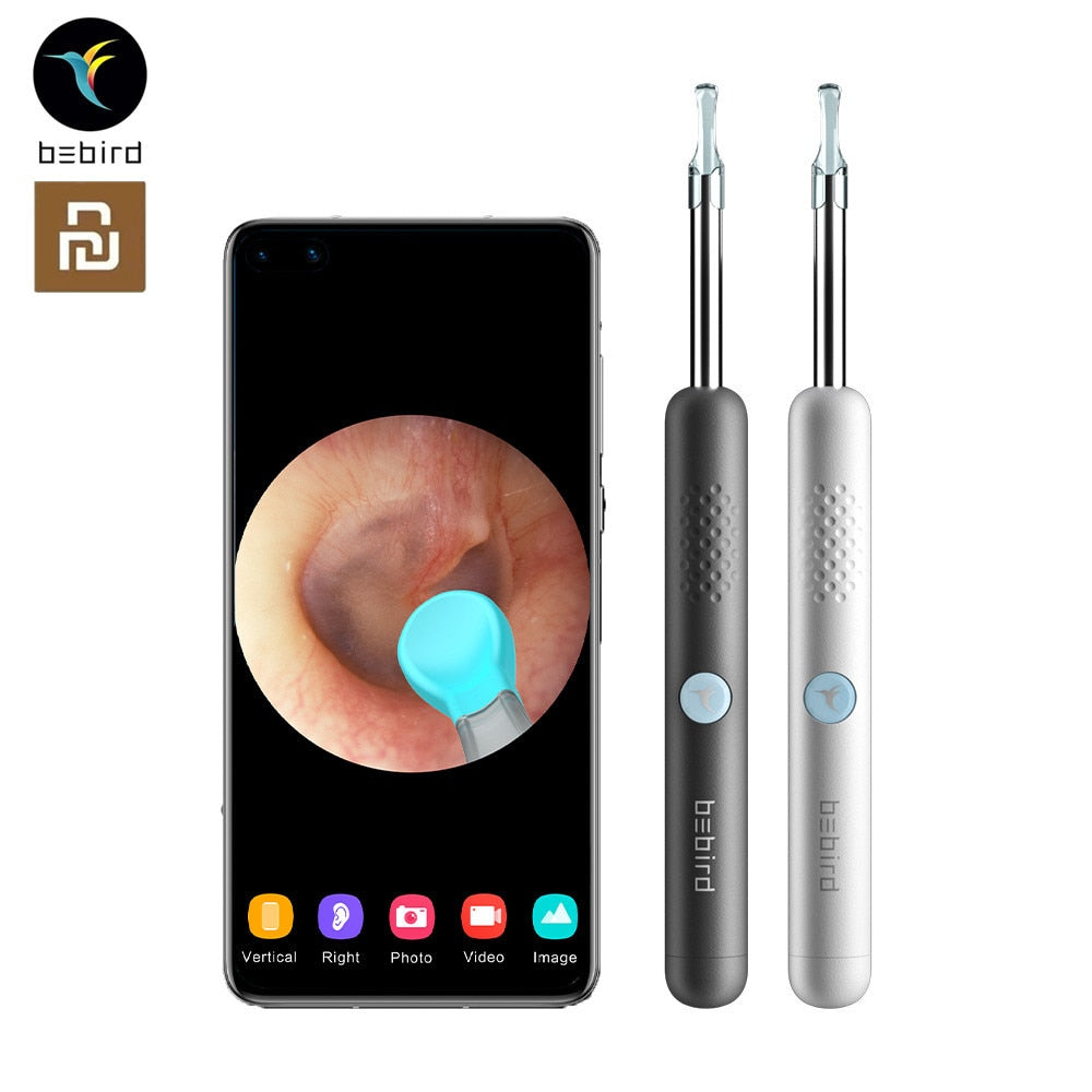 Bebird R1 Smart Visual Ear Sticks Endoscope 300W High Precision Earpick Mini Camera Otoscope Health Care Ear Cleaner Zagiz
