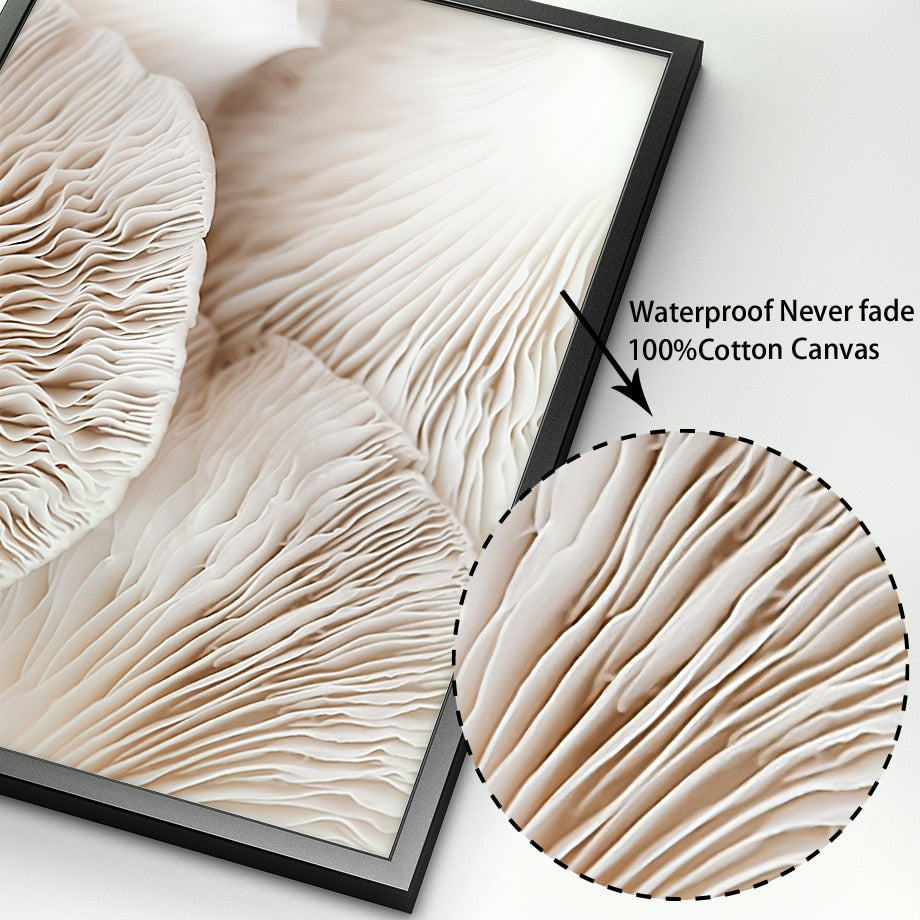Grains Of Sand Bird Beach Reed Mushroom Beige Nature Nordic Poster Wall Art Print Canvas Painting Decor Pictures For Living Room Zagiz