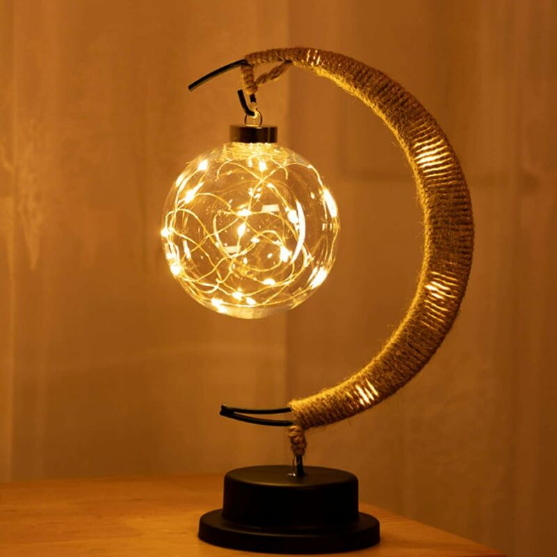 Enchanted Lunar Lamp Hanging Moon LED Night Light Zagiz