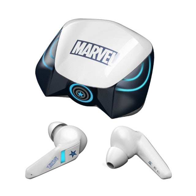 Marvel Iron Man TWS Bluetooth 5.0 Earphones Wireless Headphone In-ear Noise Reduction Sports Gaming Waterproof Earbuds Headsets Zagiz