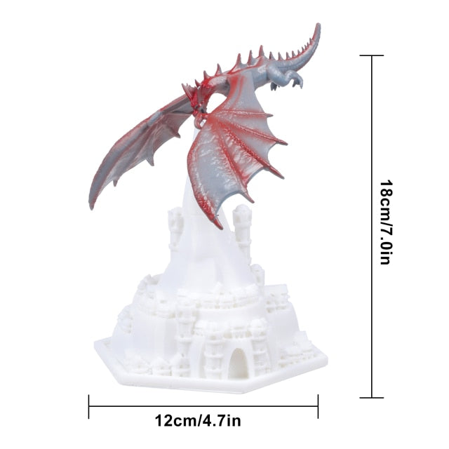 3D Printed Rechargeable Night Light - Dragon or Rocket ship Zagiz