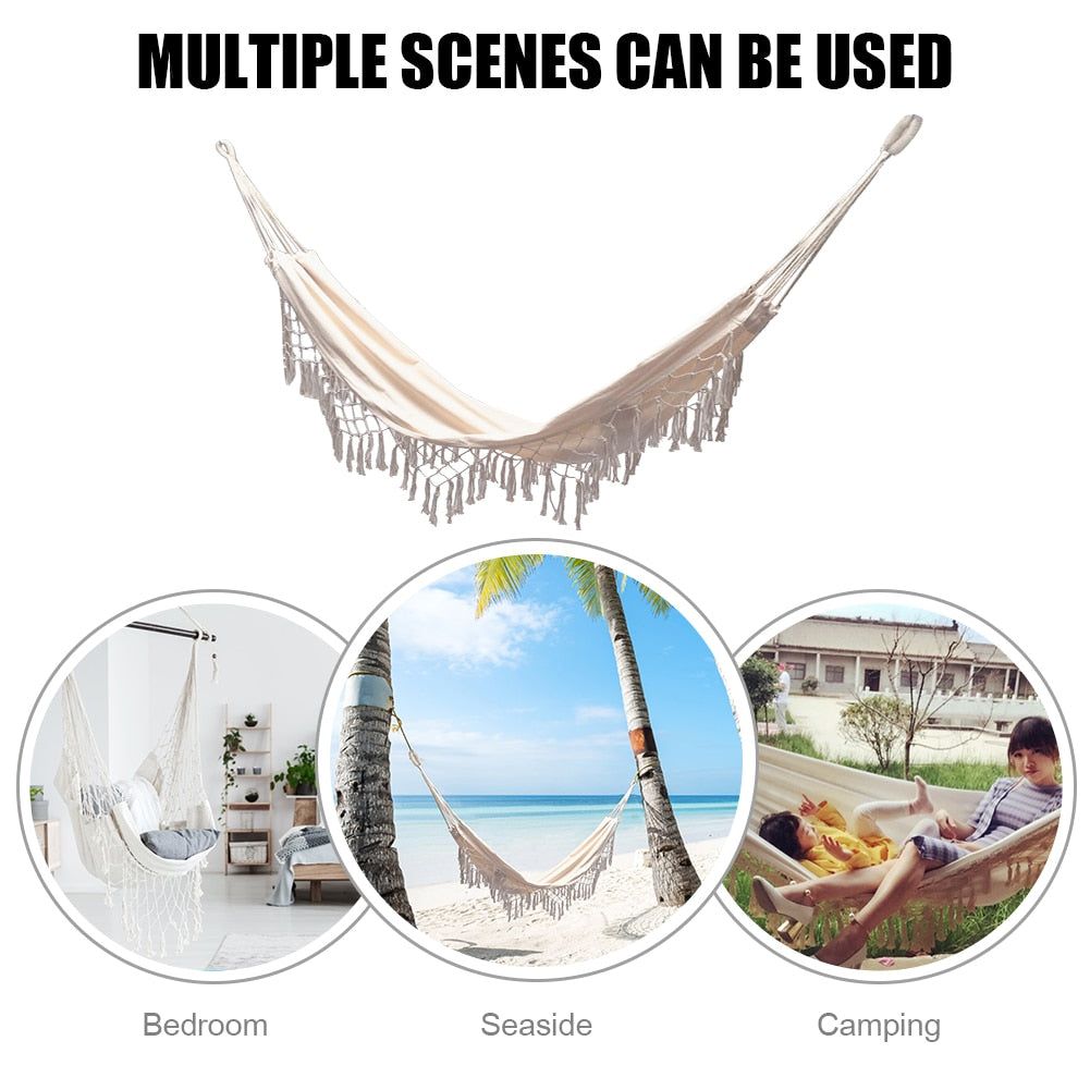 Camping Double Hammock Canvas Zagiz