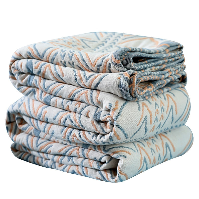 100% Cotton Boho Printed Blanket Zagiz