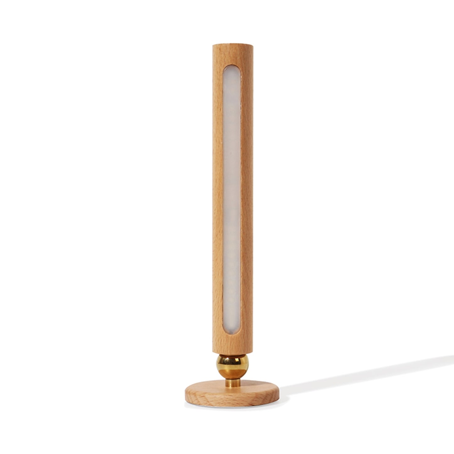 Smart 360 Degree Light Magnetic Connection Wooden Dimming Night Light USB Rechargeable Zagiz